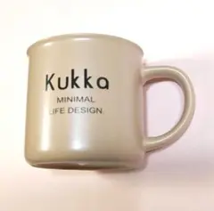 Kukka ミニマル マグカップ ベージュ 330ml