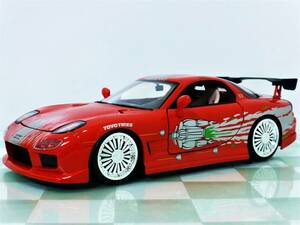 ワイルドスピード ■JADA TOYS 1/24 DOM’S MAZDA RX-7■マツダ FD3S