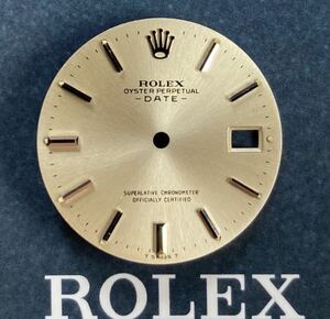 純正品 1500 1501 オイスターパーペチュアルデイト 文字盤 ロレックス ROLEX OYSTER PERPETUAL DATE ゴールド gold dial ダイヤル 1570 c