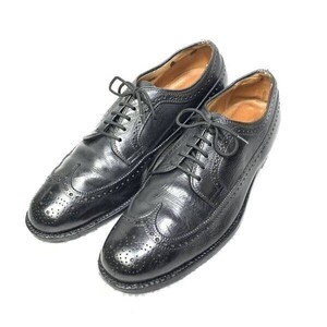 ビンテージモデル☆ALDEN☆サイズ10.5 A/C☆27.5～28.0cm☆ウィングチップ ビジネスシューズ☆黒 ブラック△6-44