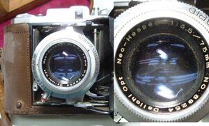 蛇腹カメラ ゼノビア 第一光学 純正ケース付 Zenobia R Neo-Hesper 75mm f3.5 6×4.5 　0111X9G