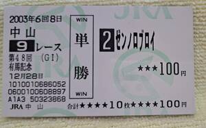 ゼンノロブロイ 48回有馬記念