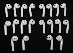 7284[M]大量！◆Apple Airpods エアポッズ◆A1523/A1722/右/左/R/L/イヤホンのみ/まとめて 20点セット♪