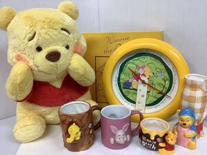  Disney ディズニー くまのプーさん マグカップ 花瓶 ぬいぐるみ 人形 雑貨 時計 セット TDS キャラクター Pooh ピグレッド コップ 