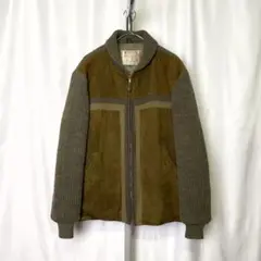 60s 名作 McGREGOR ヌバック×ニット コンビ ジャケット 44