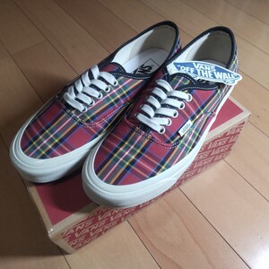 VANS★Authentic 44 DX★PLAID RED/GREEN★新品★26.5cm★送料無料