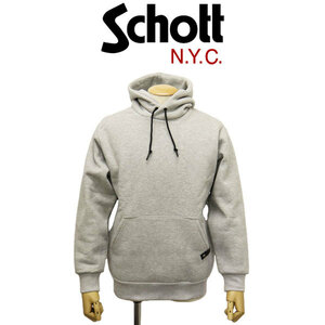 Schott (ショット) 2931003 HEAVY WEIGHT PLAIN HOODIE ヘビーウェイト プレーンフーディー パーカー 382(16)OXFORD XXL