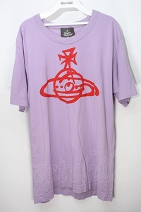 【USED】Vivienne Westwood MAN / ライトシグネチャー　Tシャツ パープル 【中古】 S-24-05-01-019-ts-UT-ZS