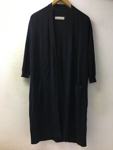 ◆UA BEAUTY&YOUTH ユナイテッドアローズ 春物 ハイゲージ ニット ロング カーディガン NAVY 1628-117-0546