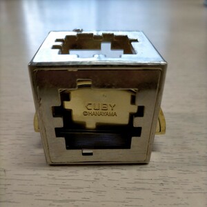 立体パズルゲーム はずる ハナヤマ HANAYAMA 知恵の輪 CUBY キュービー△知育玩具/現状渡し/状態は写真にてご確認下さい/ノークレームで