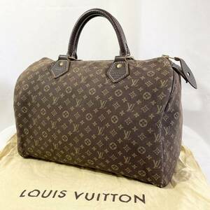 【美品】 正規品 ルイヴィトン LOUIS VUITTON モノグラム ハンドバッグ スピーディ ミニラン イディール 鞄 かばん ブラウン 茶色 ボストン