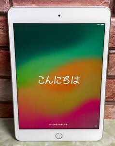 1円～ ●Apple iPad mini 第5世代 / Wi-Fi + Cellular / 256GB / シルバー / iOS 17.5.1 / 7.9型 (2048x1536) / バッテリー88% / MUXD2J/A