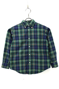 Used Kids 00s Ralph Lauren Cotton Check BD Shirt Size 6歳 相当 古着