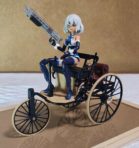 【１円スタート】（フィギュア情景にどうぞ）ノーブランド　1/12 ベンツ　モーターワゴン　1886【３０ＭSは含まれません！】