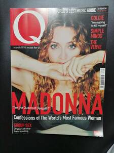 【Madonnaインタビュー】英雑誌『Q』1998・３月号 Goldie Simple Minds The Verve マドンナ、ゴールディー、シンプルマインズ、ヴァーヴ