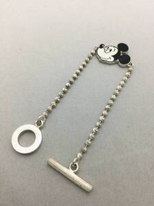 GUCCI　グッチ　ディズニー　ミッキー　ブレスレット　シルバー　アクセサリー　925【C817763】