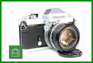 【同梱歓迎】【動作保証・点検済】良品■Nikon Nikomat FT2 シルバー / 非Ai NIKKOR 50mm F1.4■シャッター全速・露出計完動■AH430