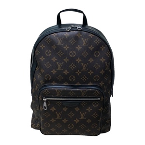 ルイ・ヴィトン LOUIS VUITTON ジョッシュNV M45349 ブラウン×黒 モノグラムキャンバス リュック・デイパック ユニセックス 中古