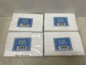 【F-2】　　NAIL WIPES カットガーゼ 500枚入り 4つセット 未使用