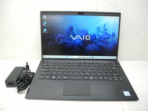 ☆1円☆第8世代☆VAIO☆VJPK11C12N☆高解像度1920x1080☆Core i5 1.60GHz/8GB/SSD256GB/無線/Bluetooth/カメラ/Office/Win11 DtoD領域☆