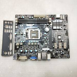 【中古パーツ】BIOS確認のみ、H61H2-M5 V:1.0 マザーボード　LGA1155 ■MB1045