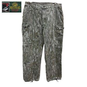 RED HEAD リアルツリーパンツ アウトドアブランド USA古着 洗濯済 バスプロ REALTREE pants 迷彩 カモフラ アメリカ古着 plywood 1810