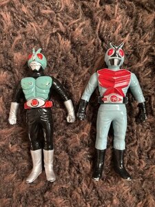 1989年　仮面ライダー　ミニソフビ　2点　USED