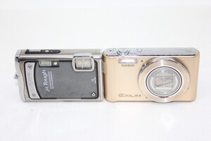 【カメラ2台まとめ売り】OLYMPUS μ TOUGH-8000・CASIO EX-ZS190 #0093-1022