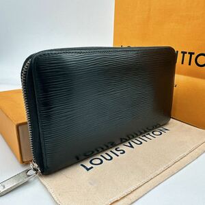 2932【正規品】LOUIS VUITTON ルイヴィトン エピ ジッピーオーガナイザー 長財布 ラウンドファスナー ウォレットM63852/SN0056