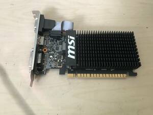 A36★中古品 通電確認済み MSI GeForce GT710 1GD3H LP グラフィックボード★