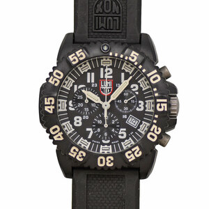 LUMINOX ルミノックス 3081 NAVY SEAL COLORMARK CHRONOGRAPH 3080シリーズ クォーツ 200m防水 メンズ 紳士用 男性用 腕時計 中古