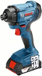 【新品送料無料】Bosch Professional(ボッシュ) 18V コードレスインパクトドライバー (2.0Ahバッテリー2個・充電器・キャリングケース付)