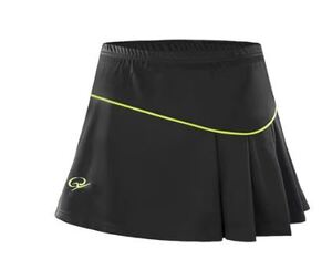 【2XLサイズ　Black Green】女性のバドミントンスカート,夏のノベルティ,速乾性,軽量,ランニング,スポーツ,テニス