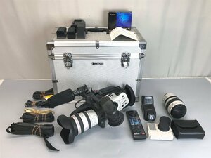 ＜ジャンク品＞※カビ、べたつきあり CANON miniDVビデオカメラ DM-XL1S（11624082413151IK）