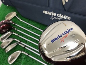 マリクレール marie claire MCゴルフセット 1W/4W/7W 5I/7I/9I/S パター キャディバッグ フレックスez レディース右 GOLFの魅力