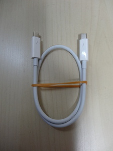 [送料無料 即決] Apple Thunderboltケーブル（0.5 m）ホワイト USED