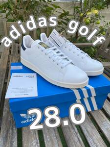 28.0 スタンスミス ゴルフadidas Golf/アディダスゴルフ STAN SMITH ゴルフシューズ　スパイク　ゴルフスパイク 防水人工皮革