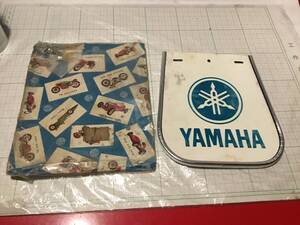 当時物 新品 YAMAHA ヤマハ フロント フェンダーフラップ 泥除け 泥よけ ドロヨケ ビンテージ モトクロス モトクロッサー DT1