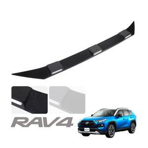 RAV4 50系 LED フロントノーズカバー フロントグリルカバー カバー ボンネットプロテクター チッピングブラック パーツ