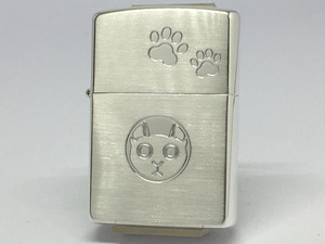 送料無料 ZIPPO[ジッポー]キャットシリーズ HIDE AND SEEK CAT(1) 銀メッキサテーナ 2SS-CATHIDE1