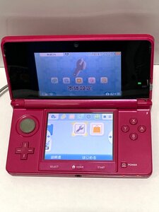 【現状品】【通電確認済み・未初期化】ニンテンドー3DS CTR-001(JPN) CTR-S-JPN-C0 ケース 充電ケーブル付き