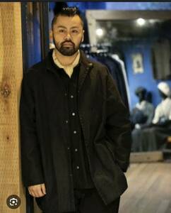 レア　希少サイズ　PORTER CLASSIC MOLESKIN SHIRT JACKET　ポータークラシック　モールスキンシャツジャケット ４　XXL　ブラック