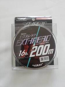 A751 新品 未使用 東レ Bawa EXTHREAD エクスレッド 16lb 200m ライン フロロカーボン ★釣具屋閉店品 引き取り可 送料390円