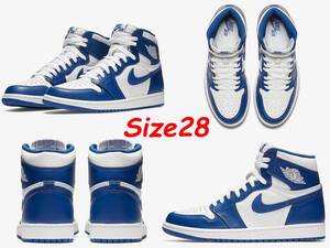 NIKE AIR JORDAN 1 RETRO HIGH OG STORM BLUE 28cm US10 国内正規 ナイキ エアジョーダン 1 レトロ ハイ オージー ストームブルー dunk MAX