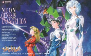 ★新世紀エヴァンゲリオン　貞本義行　GAINAX★テレカ５０度数未使用qw_74