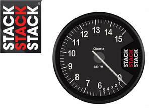 ■STACK(スタック)タコメーター ST200 0-6-15000rpm 黒 ■■■■