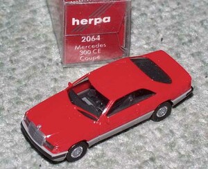 herpa1/87メルセデス ベンツ300CEクーペ レッドMercedes Benz