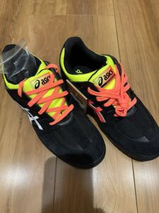 【新品未使用未着用タグ付き】Asics Gel-Splyte Paris Black/Safety Yellow サイズ:US8.5 26.5㎝