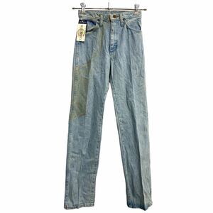 Wrangler カウボーイ ロングパンツ W26 ラングラー レディース ライトブルー コットン USA製 古着卸 アメリカ仕入 2404-728