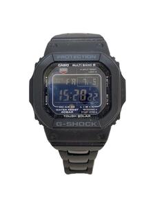 CASIO◆カシオ/ソーラー腕時計_G-SHOCK/デジタル/ステンレス/ブラック/GW-M5610UBC-1JF